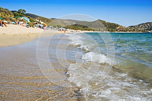 Spiaggia de Kala e Moru beach in Sardinia, Italy photo